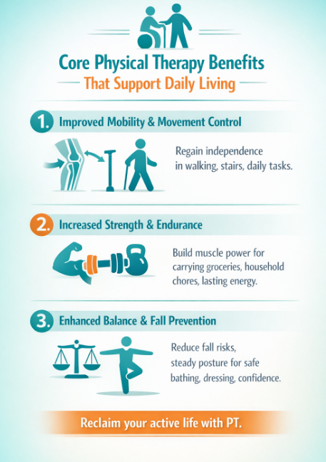 core physical therapy benefits that support daily living