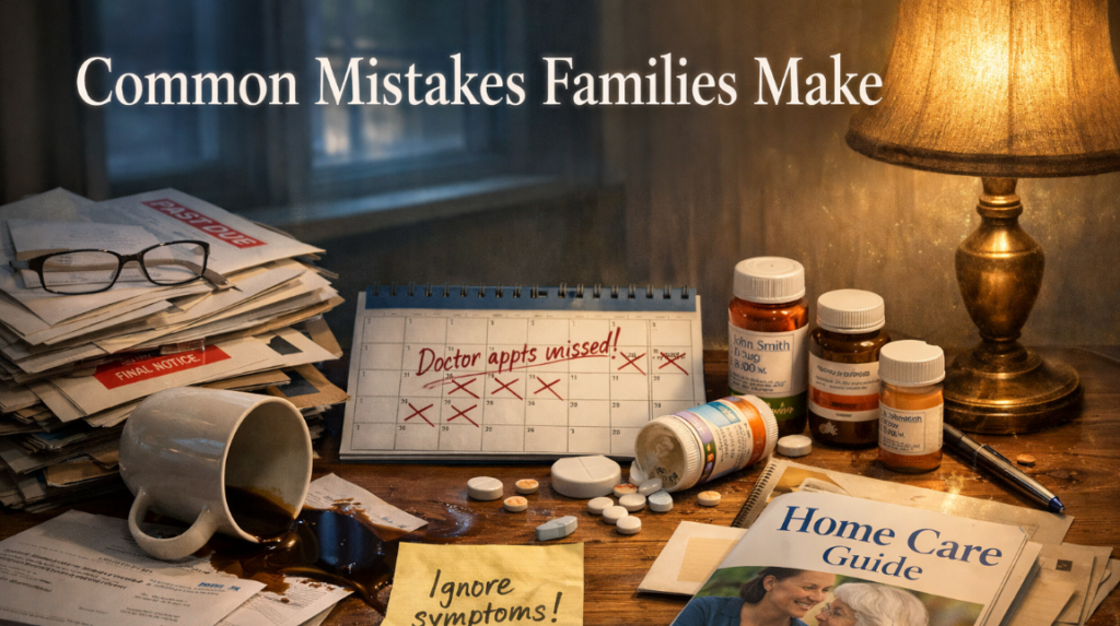common mistakes families make
