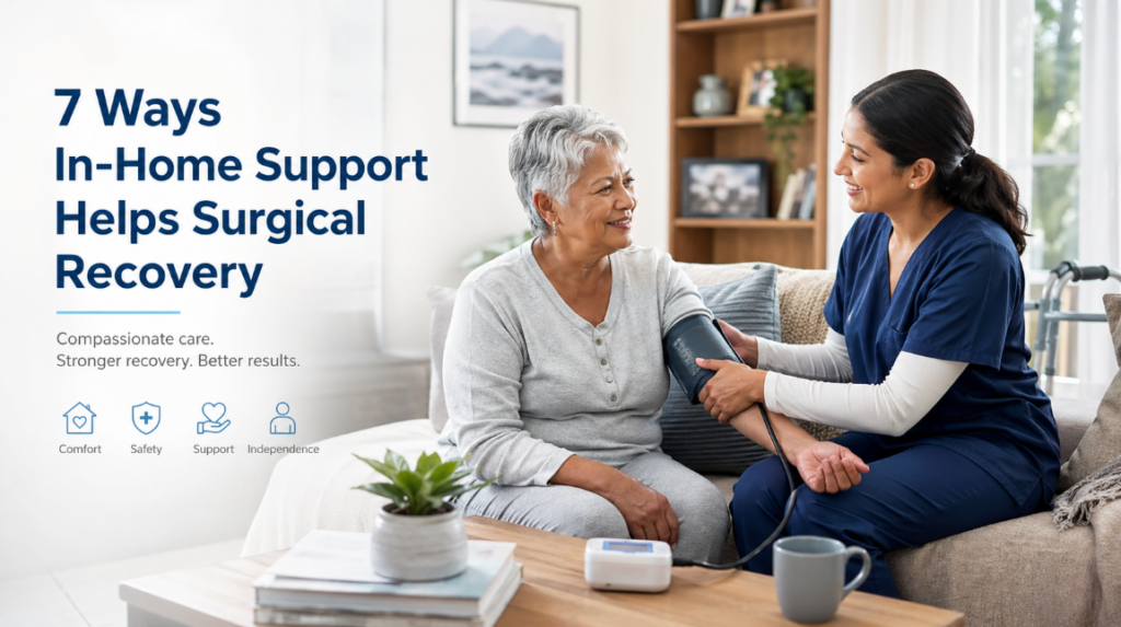 7 ways in-home support helps surgical recovery
