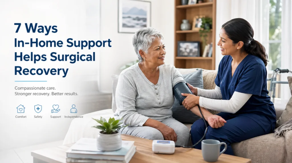7 ways in-home support helps surgical recovery