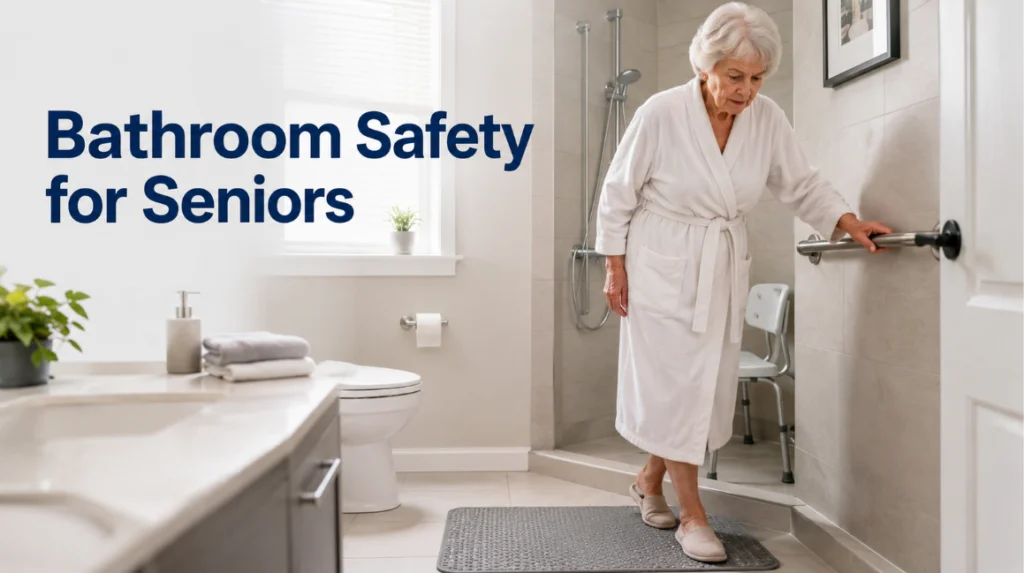 bathroom safety for seniors why most falls happen in private spaces