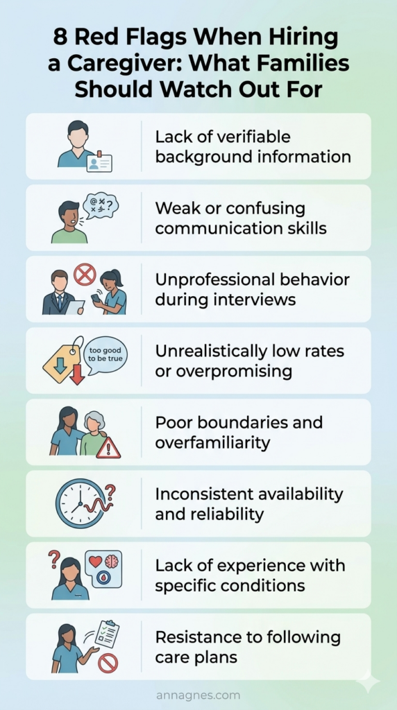 8 red flags when hiring a caregiver
