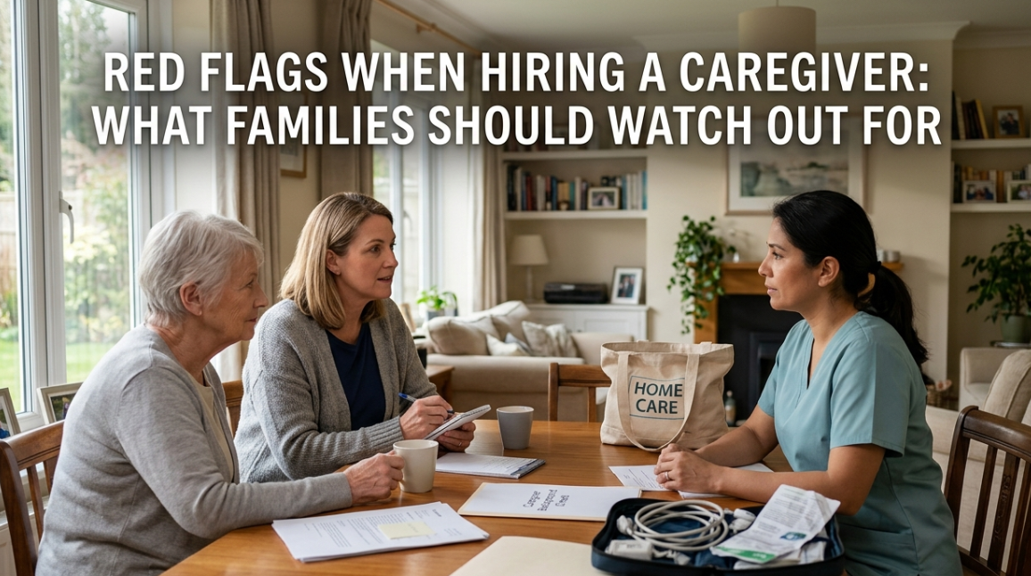 red flags when hiring a caregiver